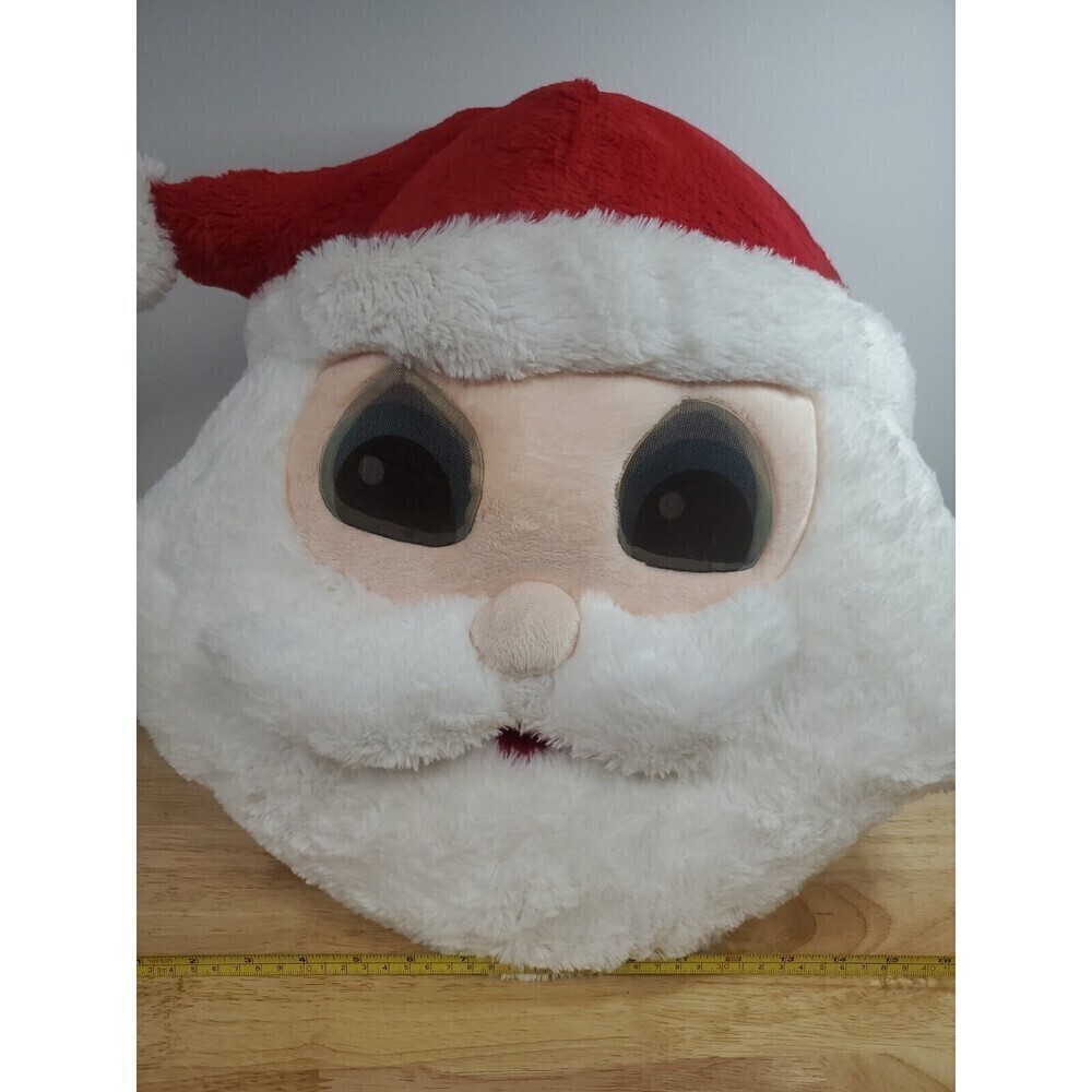 DAN DEE COLLECTOR'S CHOICE BIG GREETER LARGE PLUSH SANTA CLAUS HEAD MASK Only